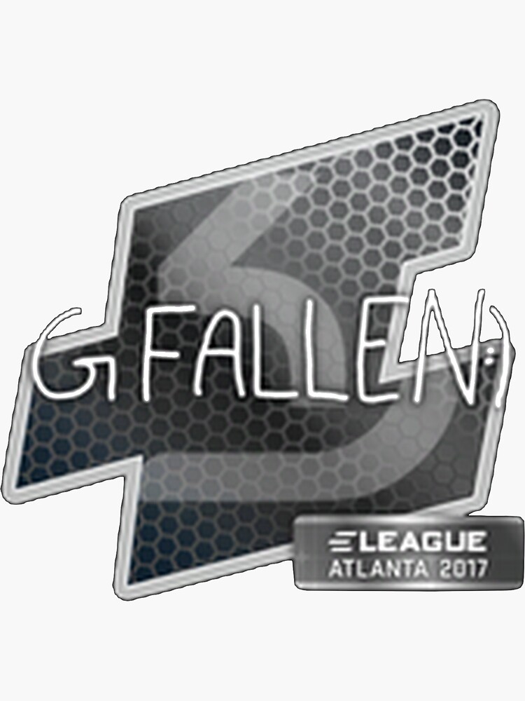 Fallen sticker