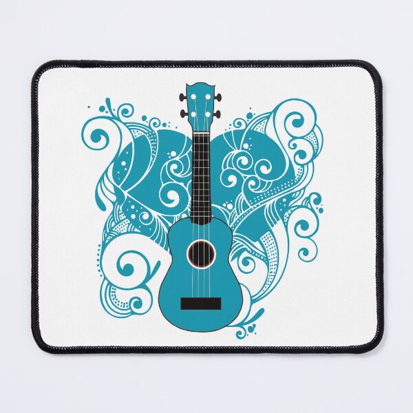 Item preview, Ukulele with a heart designed and sold by piesdesignart.