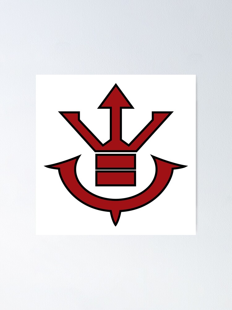 “Saiyan Royal Family Crest " Poster for Sale by Kudere-Shen-Woo | Redbubble