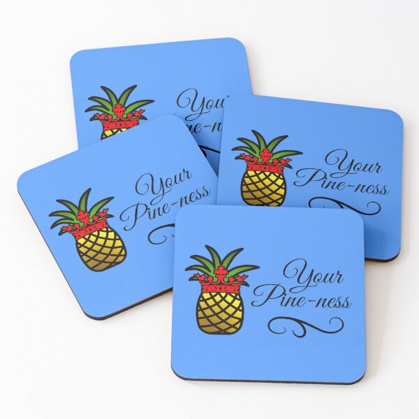 Item preview, Your Pine-ness (Your Highness) - Pineapple Pun - Colour designed and sold by LadySquiggle.