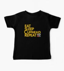 CUPHEAD TSHIRT / EAT SLEEP CUPHEAD REPEAT Baby Tee