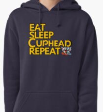 Sudadera con capucha CUPHEAD TSHIRT / EAT SLEEP CUPHEAD REPETIR