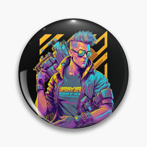 Artikelvorschau, Neon-Cyberpunk-Kämpfer - V1.03 entworfen und verkauft von SMCLN.