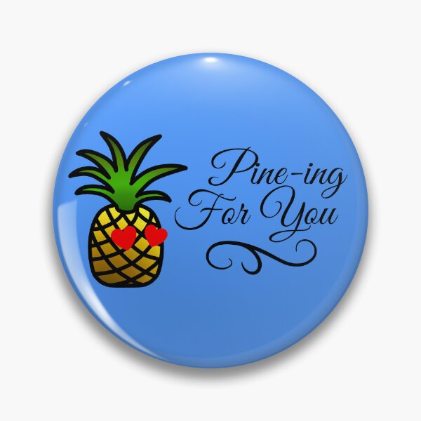 Item preview, Pine-ing For You (Pining For You) - Pineapple Pun - Colour designed and sold by LadySquiggle.
