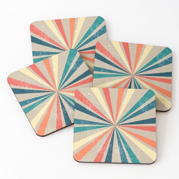 Item preview, Colorful Retro Rainbow Sunburst  designed and sold by idovedesign.