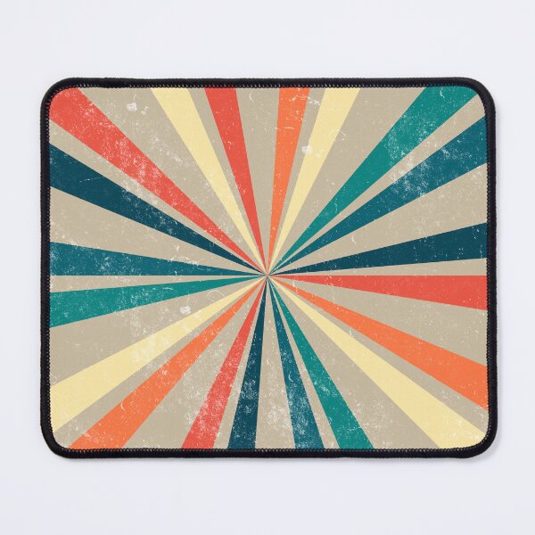 Item preview, Colorful Retro Rainbow Sunburst  designed and sold by idovedesign.