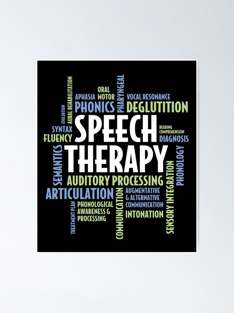 "Speech Therapist Gifts For SLP Month" Poster for Sale by AAGraphics