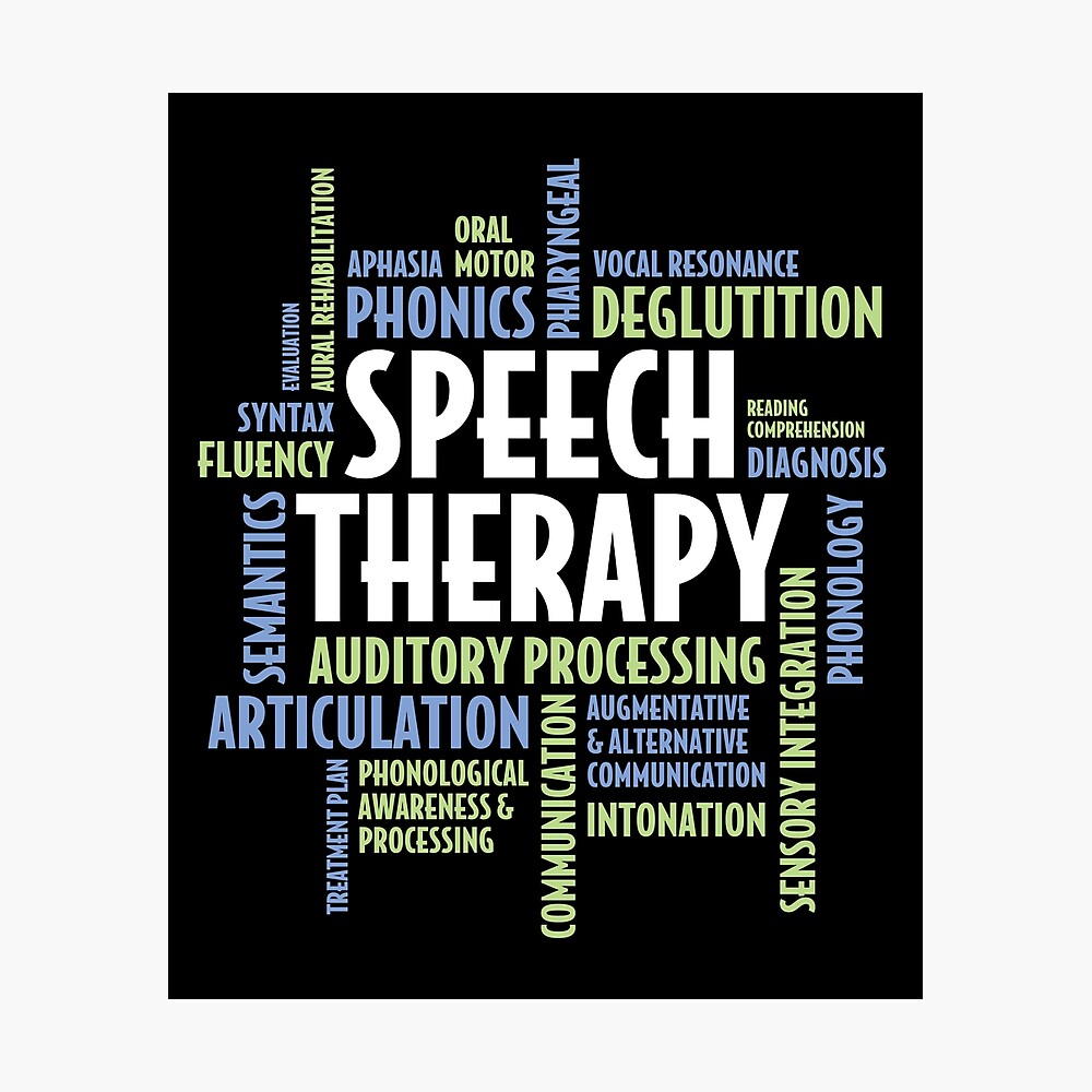 "Speech Therapist Gifts For SLP Month" Photographic Print by AAGraphics