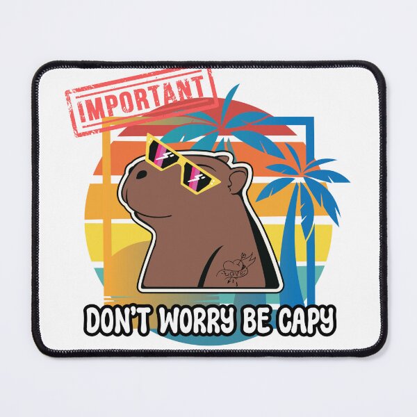 Item preview, Don't worry be capy designed and sold by Patrineco Limited.