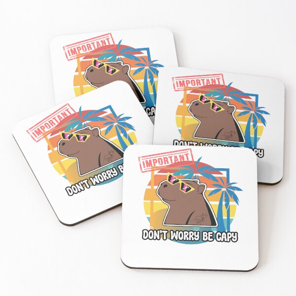 Item preview, Don't worry be capy designed and sold by Patrineco Limited.