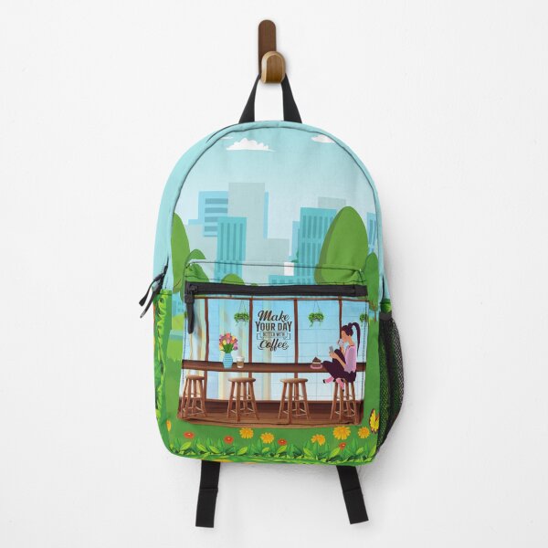 Item preview, City Girl in a Coffee Shop designed and sold by Usagi-Kun.