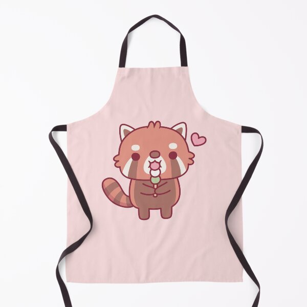 Item preview, Cute Red Panda Eating Japanese Dango designed and sold by rustydoodle.