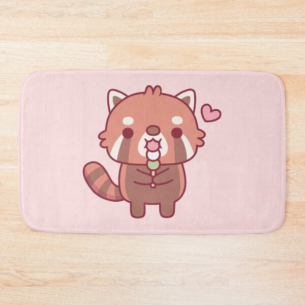 Item preview, Cute Red Panda Eating Japanese Dango designed and sold by rustydoodle.