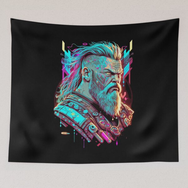 Item preview, Neon Cyberpunk Viking - V1.07 designed and sold by SMCLN.