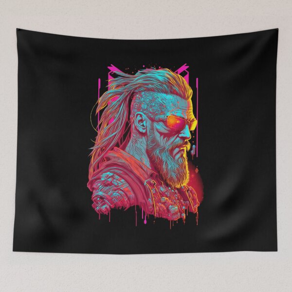Item preview, Neon Cyberpunk Viking - V1.08 designed and sold by SMCLN.