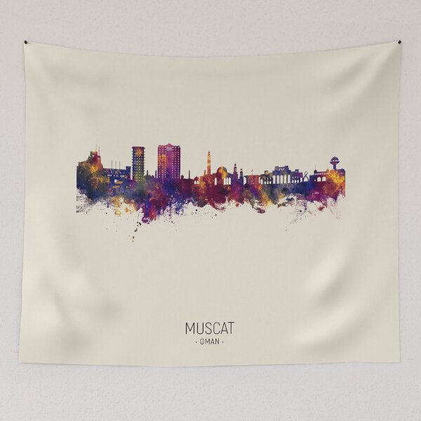 Item preview, Muscat Oman Skyline designed and sold by ArtPrints.