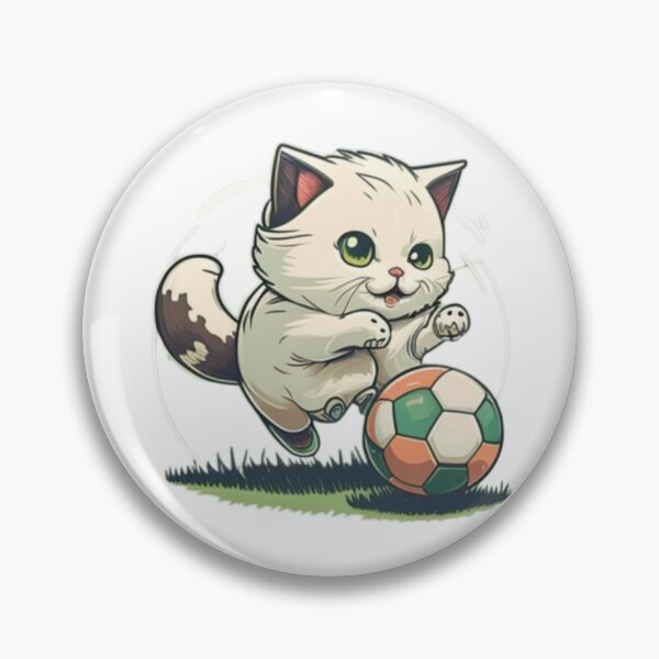 Item preview, Cat playing soccer designed and sold by Warih.