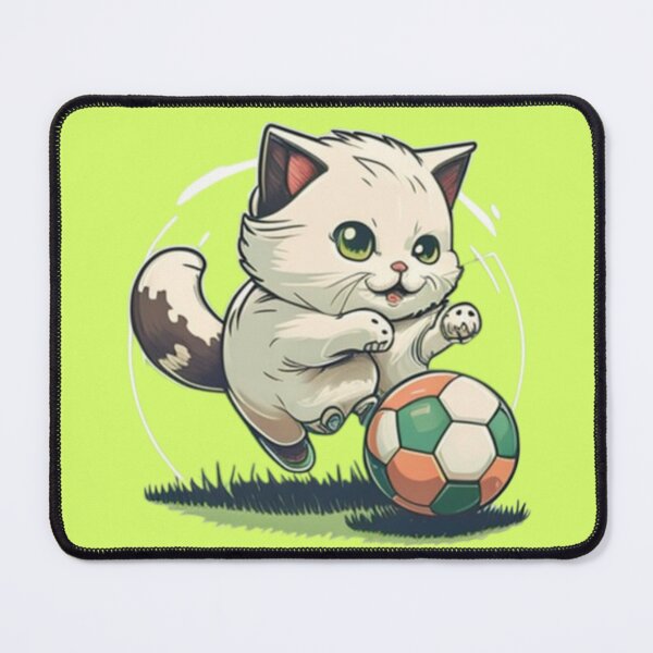 Item preview, Cat playing soccer designed and sold by Warih.