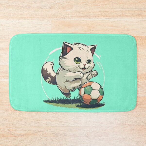 Item preview, Cat playing soccer designed and sold by Warih.