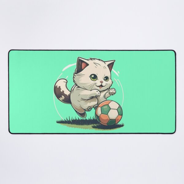 Item preview, Cat playing soccer designed and sold by Warih.