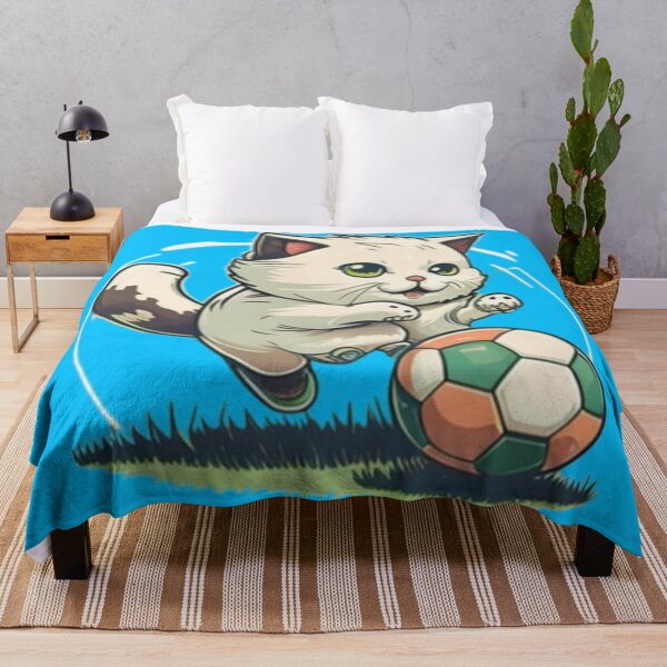 Item preview, Cat playing soccer designed and sold by Warih.