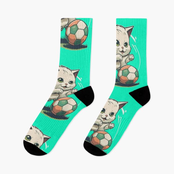 Item preview, Cat playing soccer designed and sold by Warih.