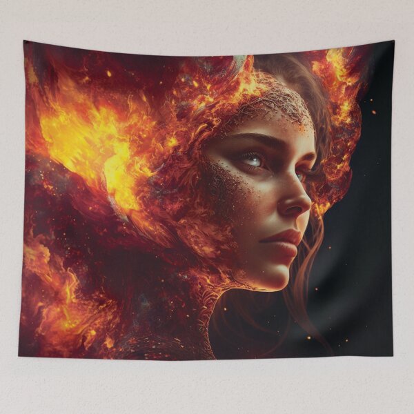 Item preview, When the Beauty Bursts into Flames designed and sold by MindAsylum.
