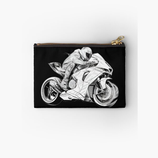 Item preview, Black and White Futuristic Cyberpunk Superbike designed and sold by beluxe.