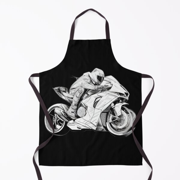 Item preview, Black and White Futuristic Cyberpunk Superbike designed and sold by beluxe.