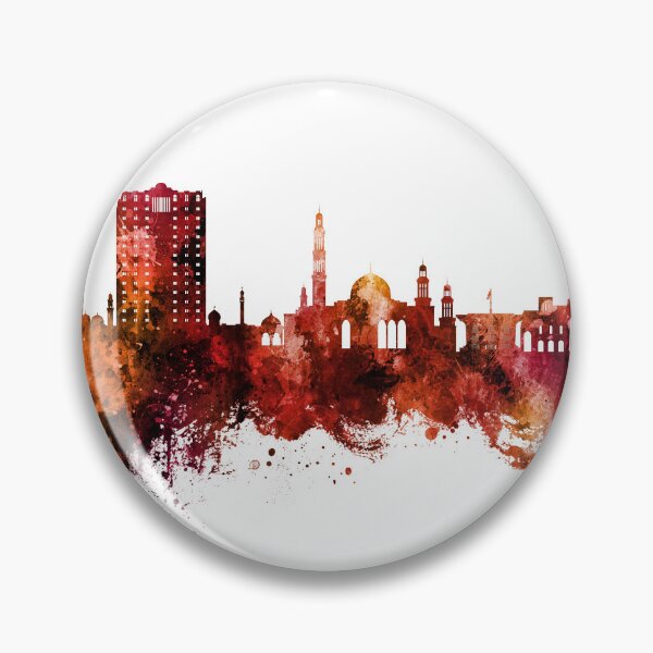 Item preview, Muscat Oman Skyline designed and sold by ArtPrints.