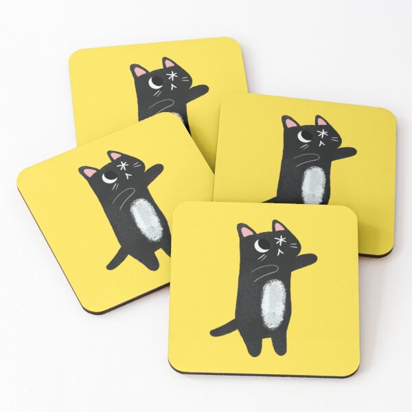 Item preview, one eyed black cat want to hug you designed and sold by orangeuee.