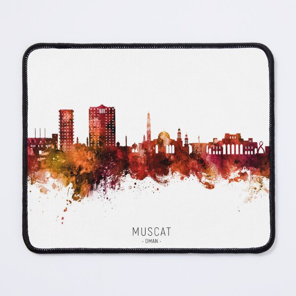 Item preview, Muscat Oman Skyline designed and sold by ArtPrints.