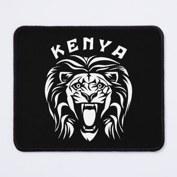 Item preview, African Wildlife Lion Face | Text Kenya designed and sold by TMBTM.