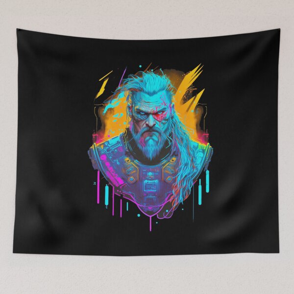 Item preview, Neon Cyberpunk Viking - V1.10 designed and sold by SMCLN.