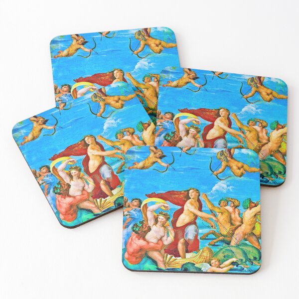 Item preview, Raphael’s Triumph of Galatea, a fresco created around 1512. Made more vibrant. designed and sold by CristalleLisa.