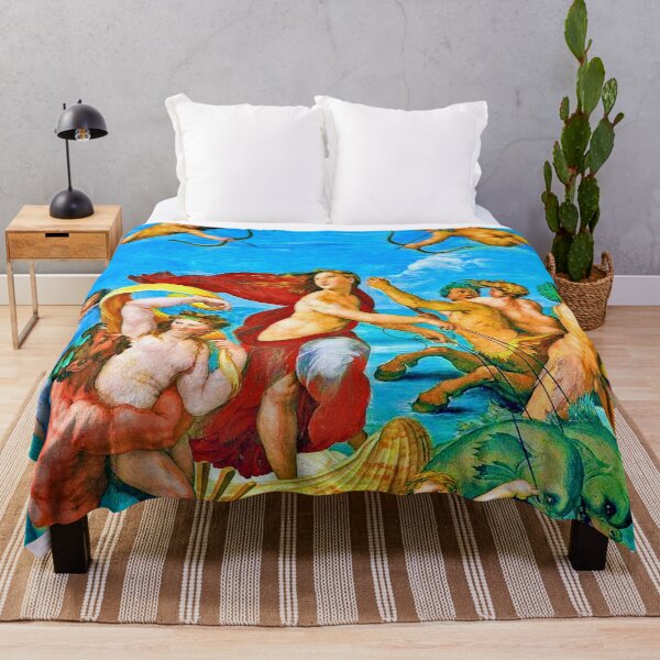Item preview, Raphael’s Triumph of Galatea, a fresco created around 1512. Made more vibrant. designed and sold by CristalleLisa.