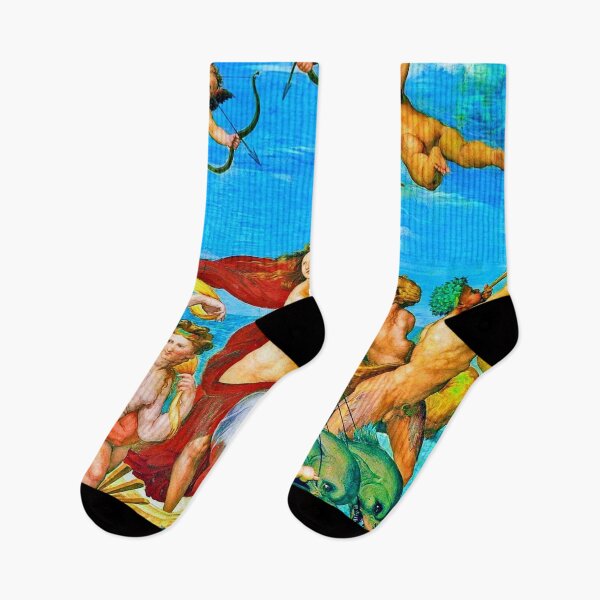 Item preview, Raphael’s Triumph of Galatea, a fresco created around 1512. Made more vibrant. designed and sold by CristalleLisa.