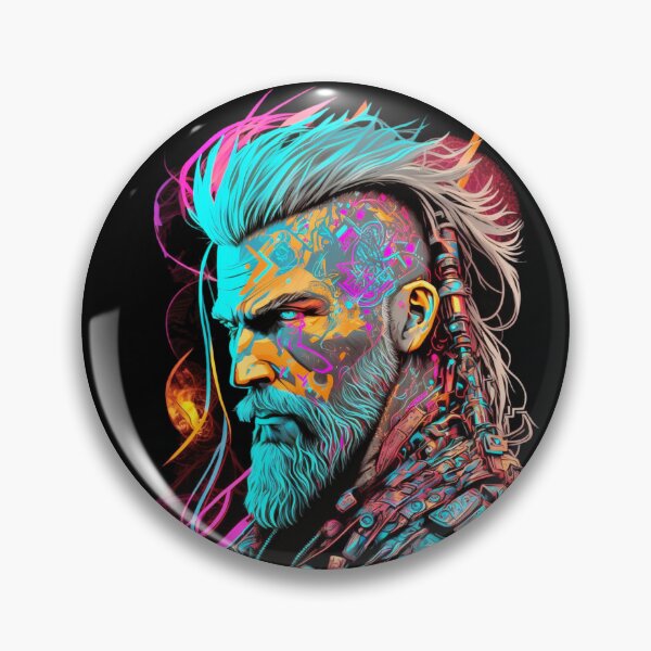 Item preview, Neon Cyberpunk Viking - V1.11 designed and sold by SMCLN.