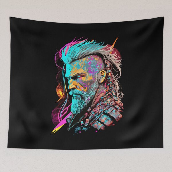 Item preview, Neon Cyberpunk Viking - V1.11 designed and sold by SMCLN.