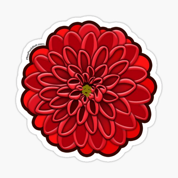 Item preview, Dahlia designed and sold by PackRatGame.