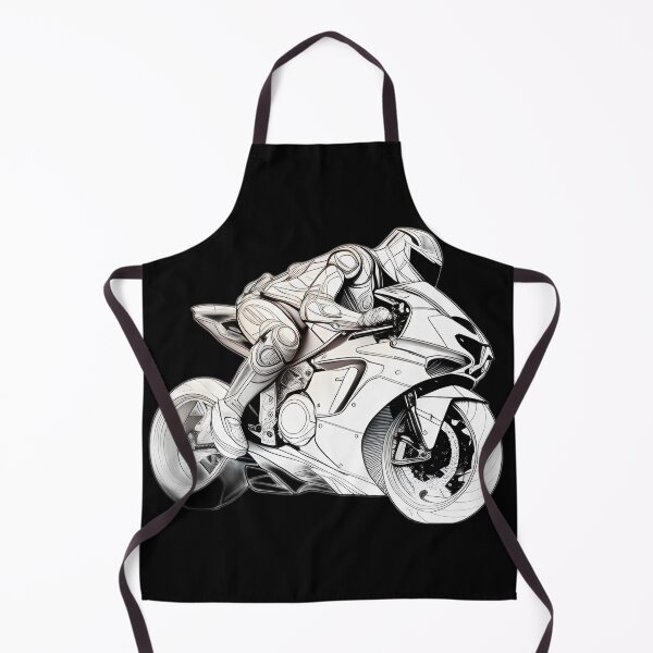 Item preview, Black and White Futuristic Cyberpunk Superbike designed and sold by beluxe.