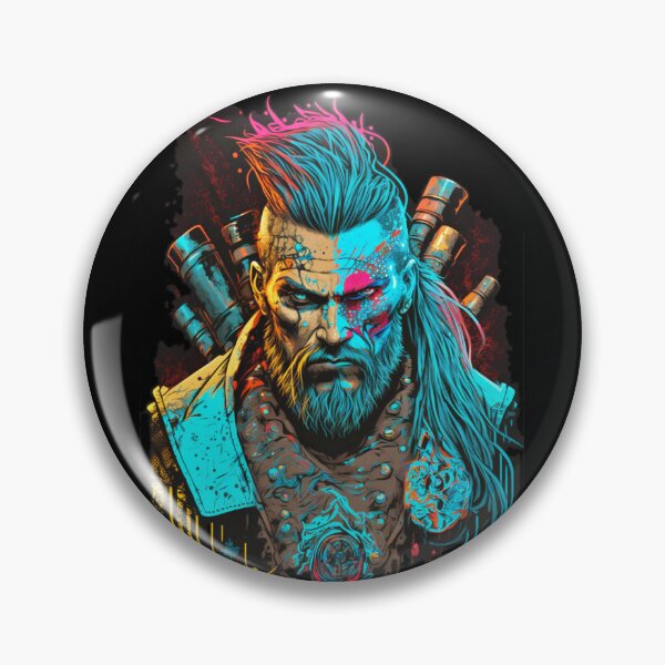 Item preview, Neon Cyberpunk Viking - V1.13 designed and sold by SMCLN.