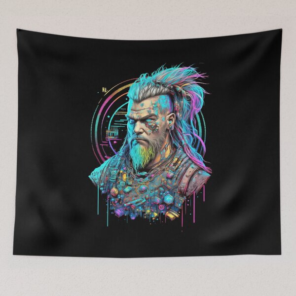 Item preview, Neon Cyberpunk Viking - V1.14 designed and sold by SMCLN.