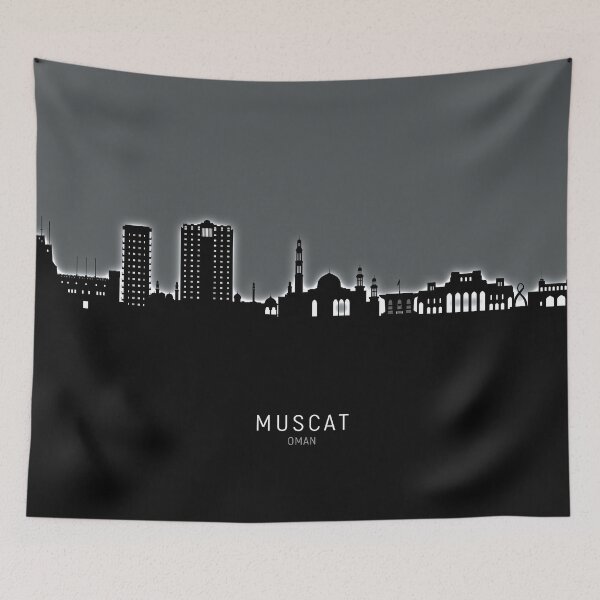 Item preview, Muscat Oman Skyline designed and sold by ArtPrints.