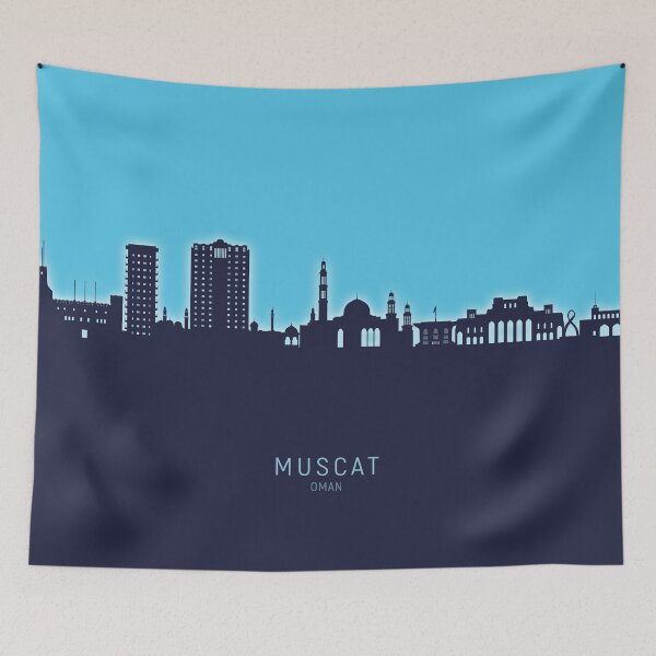 Item preview, Muscat Oman Skyline designed and sold by ArtPrints.