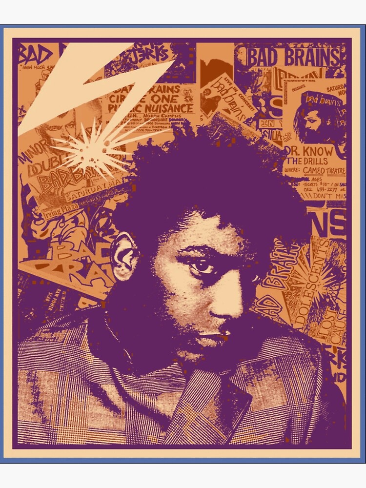 Bad Brains Hr Of Bad Brains Poster For Sale By Janaestottle Redbubble