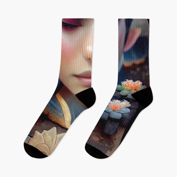 Item preview, a digital painting of a woman with flowers in her hair designed and sold by DesignAtYO.