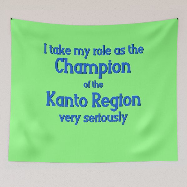 Item preview, Kanto Champion designed and sold by KurtisBlanda.