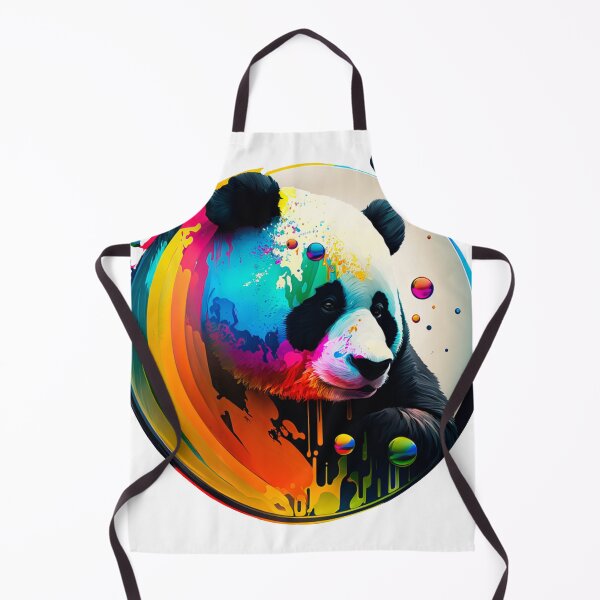 Item preview, Colorful Artistic Panda Circle #2 designed and sold by Artistic Pandas.
