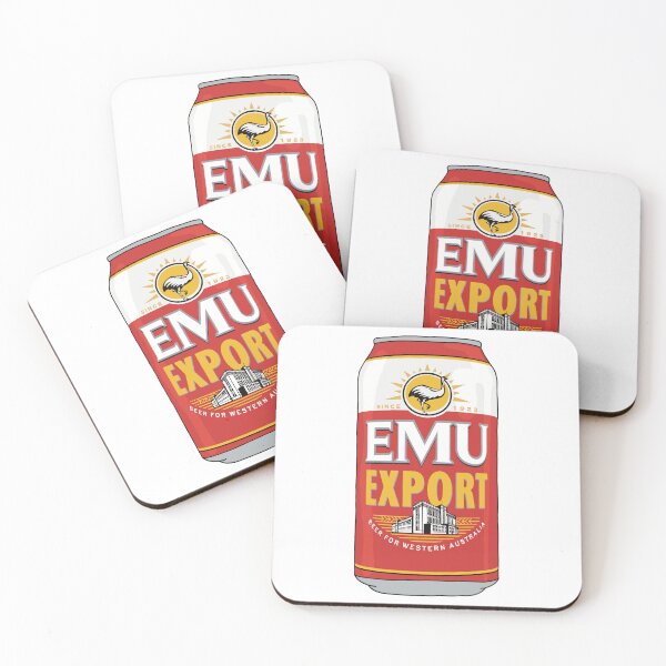 Artikelvorschau, Handgezeichnete Emu-Exportdose entworfen und verkauft von Brews n Books.